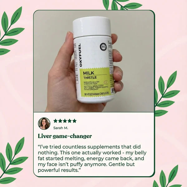 OXYFUEL Milk Thistle Liver Detox & Colon Cleanse