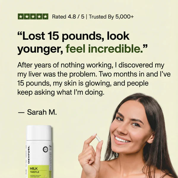 OXYFUEL Milk Thistle Liver Detox & Colon Cleanse